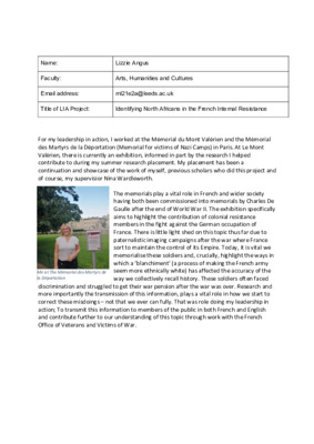 Leadership in Action Report