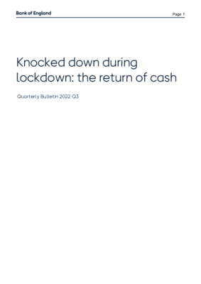 Knocked down during lockdown: the return of cash