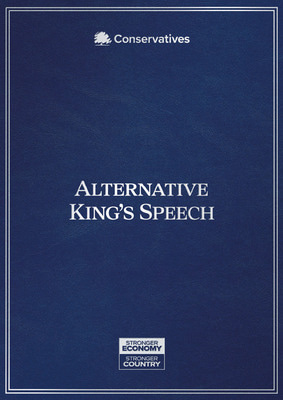 Conservatives publish alternative King’s Speech