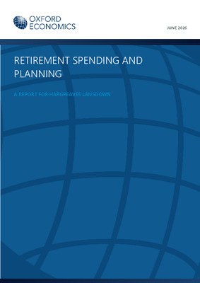 Retirement Spending and Planning report