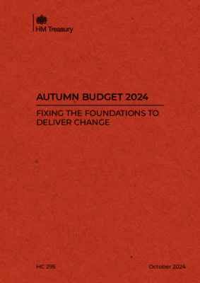 Autumn Budget 2024