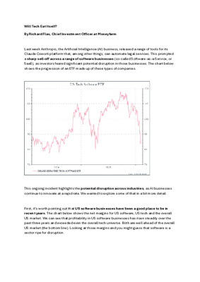 Will tech eat itself?