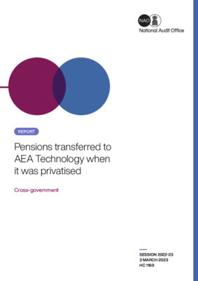 Pensions transferred to AEA Technology when it was privatised