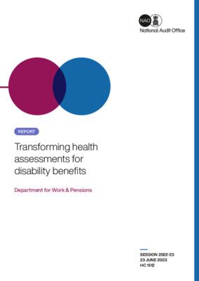 Transforming health assessments for disability benefits