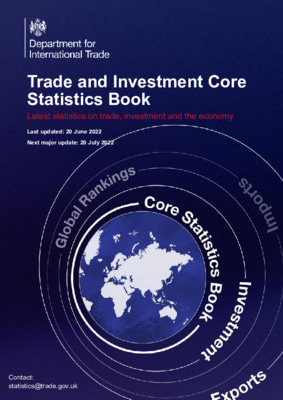Trade and investment core statistics book