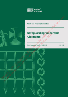 MPs call for new legal duty for DWP to safeguard claimants