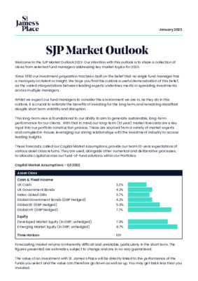 St. James's Place -  Market Outlook 2023