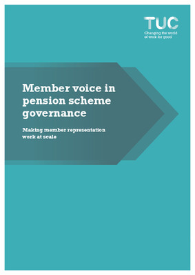 Member voice in pension scheme governance