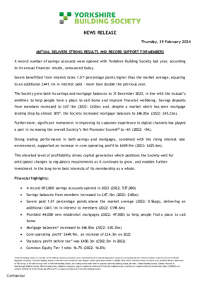 Mutual delivers strong results and record support for members