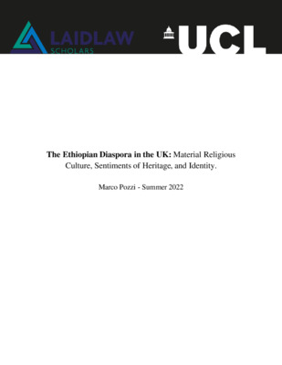 Ethiopians Abroad: Religious Identities and Sentiments of Heritage
