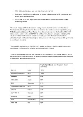 Why the UK stock market is proving less volatile than America’s