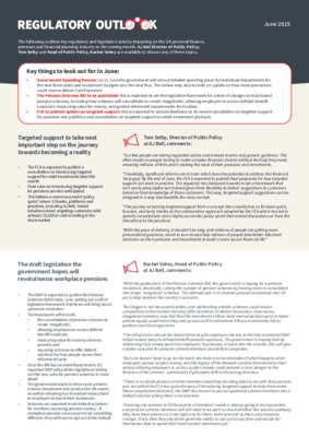 Regulatory outlook: targeted support on the horizon as FCA set to publish raft of updates