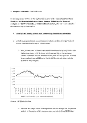 Three big stories for the week ahead: Unite, S&U and Hays