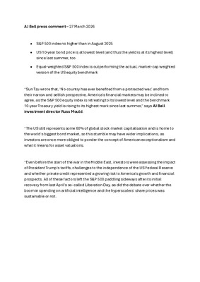 How to keep a level head in a volatile US stock market