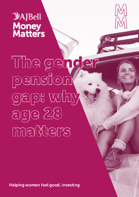 AJ Bell Money Matters - The gender pension gap, why age 28 matters