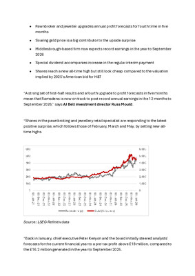Ramsdens rings up the profits as gold price soars