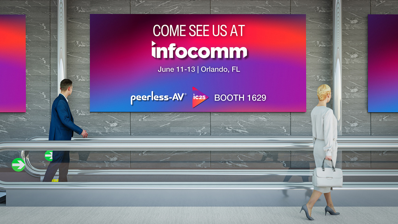 Peerless-AV® Showcases Newly Launched SEAMLESS Connect Universal and Bespoke dvLED Solutions at InfoComm 2025