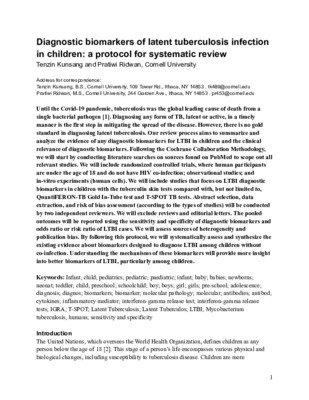 Systemic review protocol 