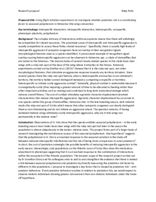 Research Proposal - Ruby Palin