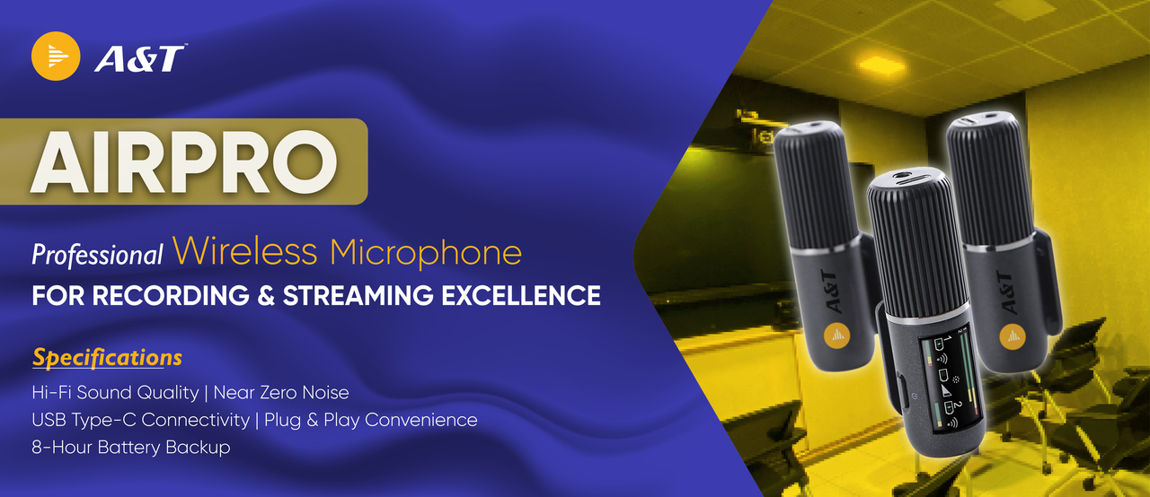 Air Pro, a premium wireless microphone