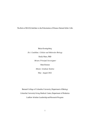 Batya Koenigsberg Laidlaw Research Paper (Summer 2022)