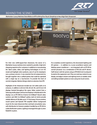 HDBaseT Case Study: RTI Makes Sweet Dreams with HDBaseT