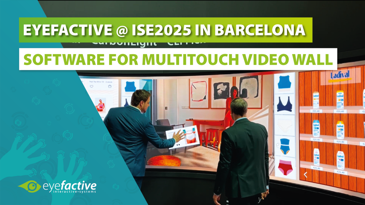 ISE 2025: Innovative Retail Signage Software on Curved LED Videowall