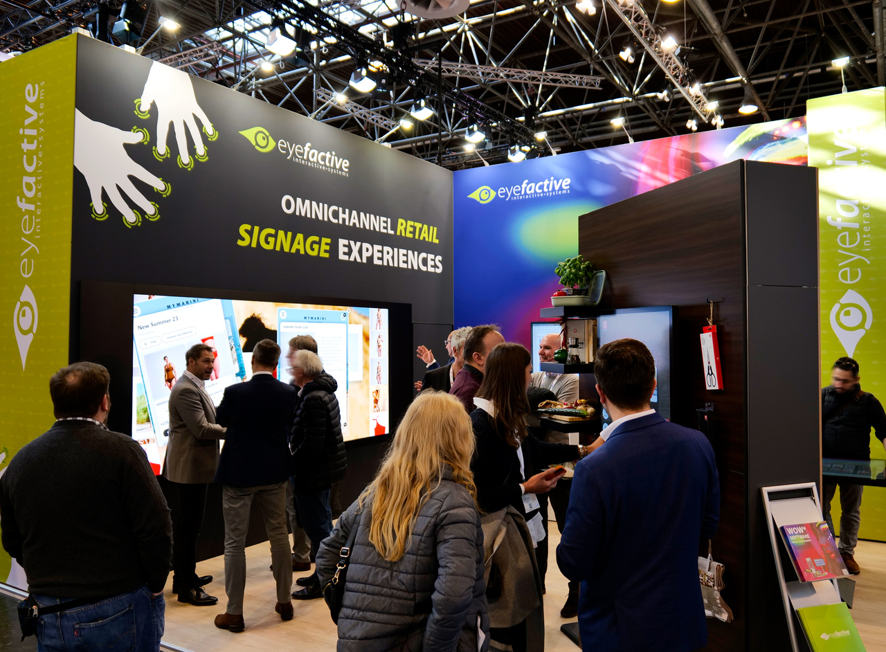 eyefactive presents Smart Signage Applications at EuroShop 2023