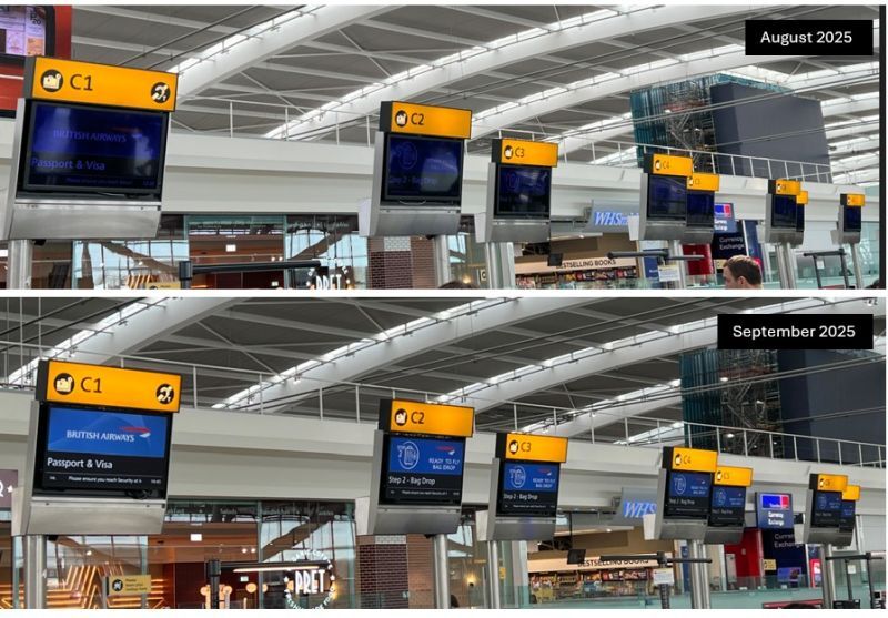 Heathrow Airport Displays Running on Raspberry Pi