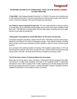 UK savings culture is at a tipping point – with 7 in 10 UK savers planning to start investing