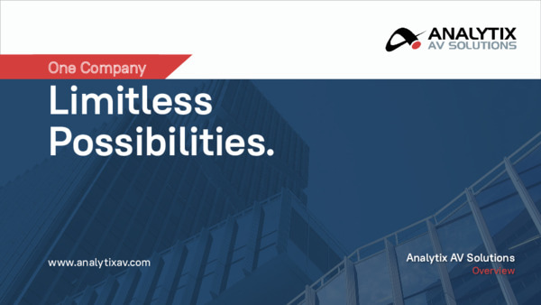 Analytix AV Service Presentation