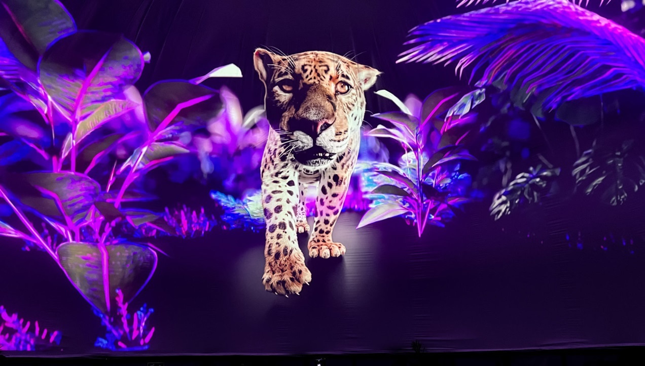 Un domo geodésico en Medellín ofrece un viaje virtual por la selva amazónica