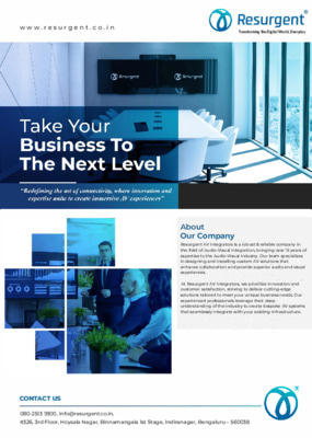 Resurgent AV Integrators Brochure 