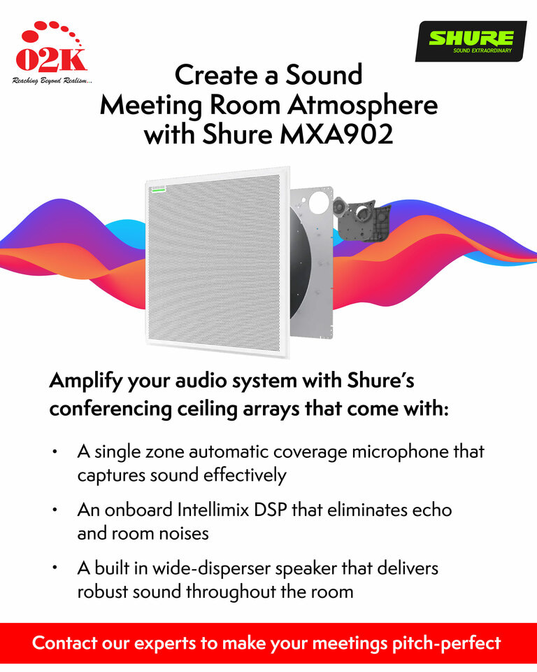Revolutionizing Meetings: Shure's Complete Ceiling Audio Solution