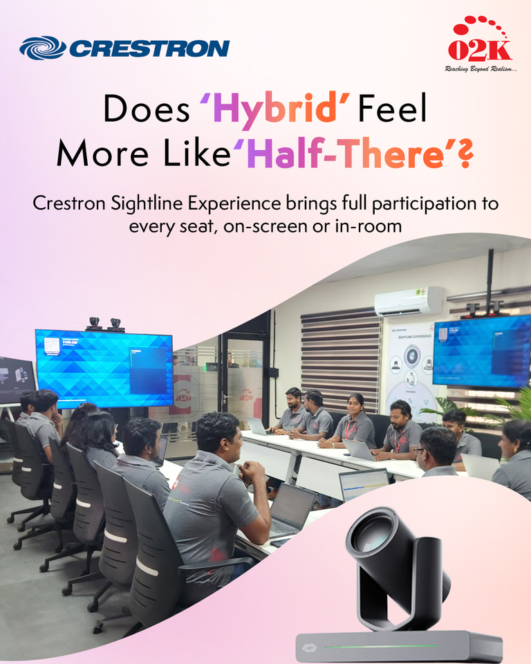 Crestron Sightline: Smarter Hybrid Meetings, Seamless Collaboration