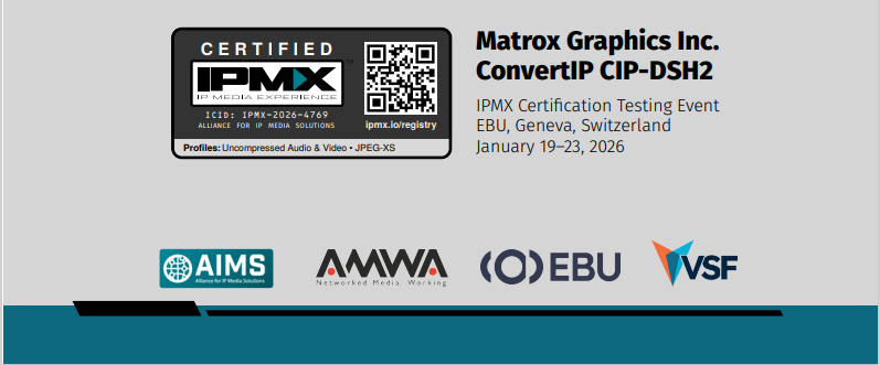 Certified IPMX devices