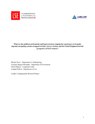 Investigating the Structural Barriers Faced by Irregular Migrants Across Europe