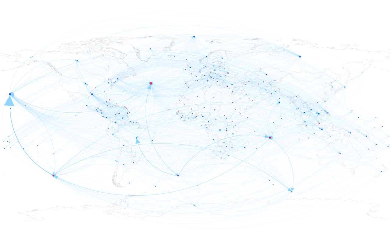 Reconciled tracked atmospheric water flows at the country and subcontinetal-ocean scale