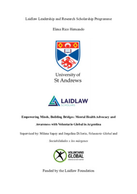 Empowering Minds, Building Bridges: Mental Health Advocacy and Awareness with Voluntario Global in Argentina