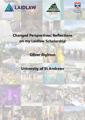 Changed Perspectives: Reflections on my Scholarship