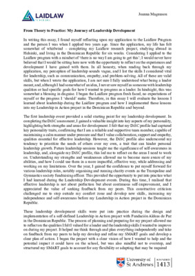 From Theory to Practice: My Journey of Leadership Development