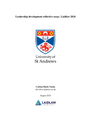 Leadership Development Reflective Essay 2024