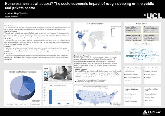  Homelessness at what cost? The socio-economic impact of rough sleeping on the public and private sector