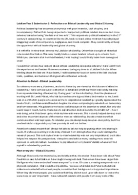 Reflections on Ethical Leadership from the Homelessness Sector 