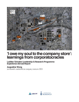 'I owe my soul to the company store': Learnings from corporatocracies