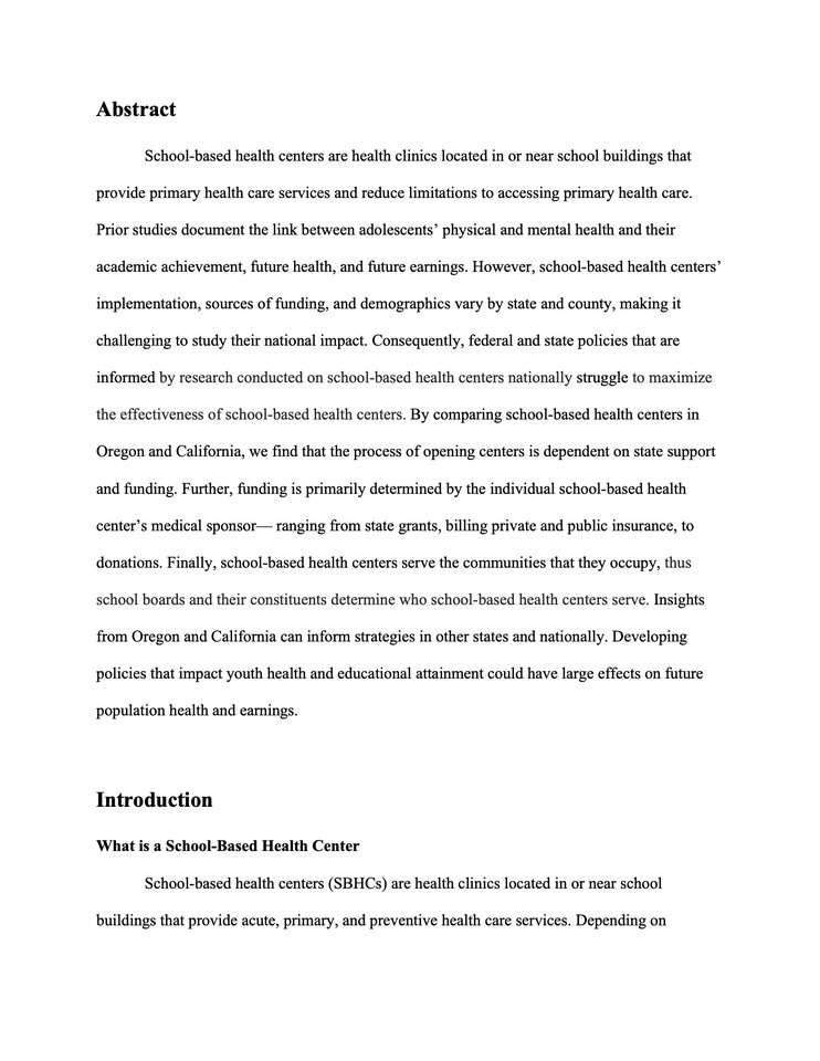 Summer One Research Abstract 