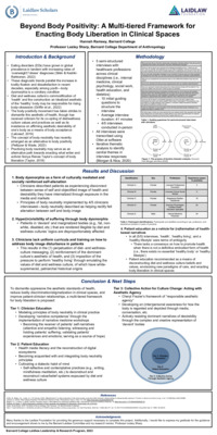 Beyond Body Positivity: A Mulit-tiered Framework for Enacting Body Liberation in Clinical Spaces