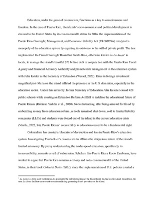 Laidlaw Research Abstract