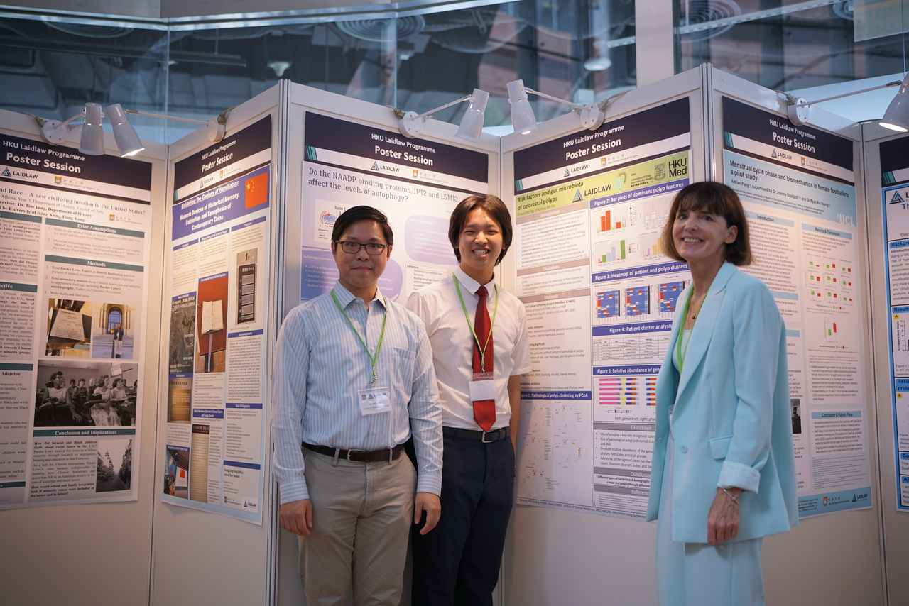 HKU Laidlaw Poster Presentation 2023 - Ernest's experience