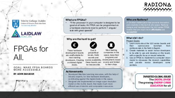 3-Minute Thesis: FPGAs for All